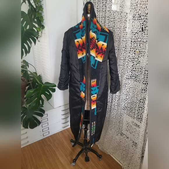 Pendleton Coat 1970s Vintage Beaver State made by Claudine Fairbanks - Picture 13 of 17